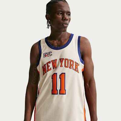 Jalen Brunson New York Knicks City Edition Men's Nike NBA Swingman